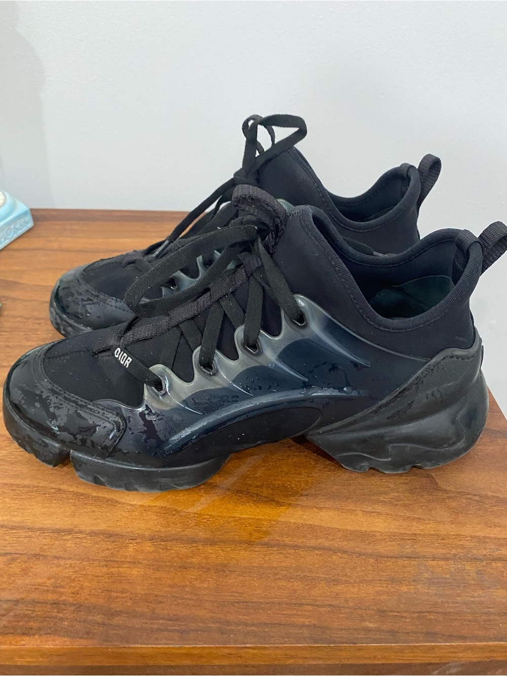 Dior Black Women’s Lace-Up Sneakers